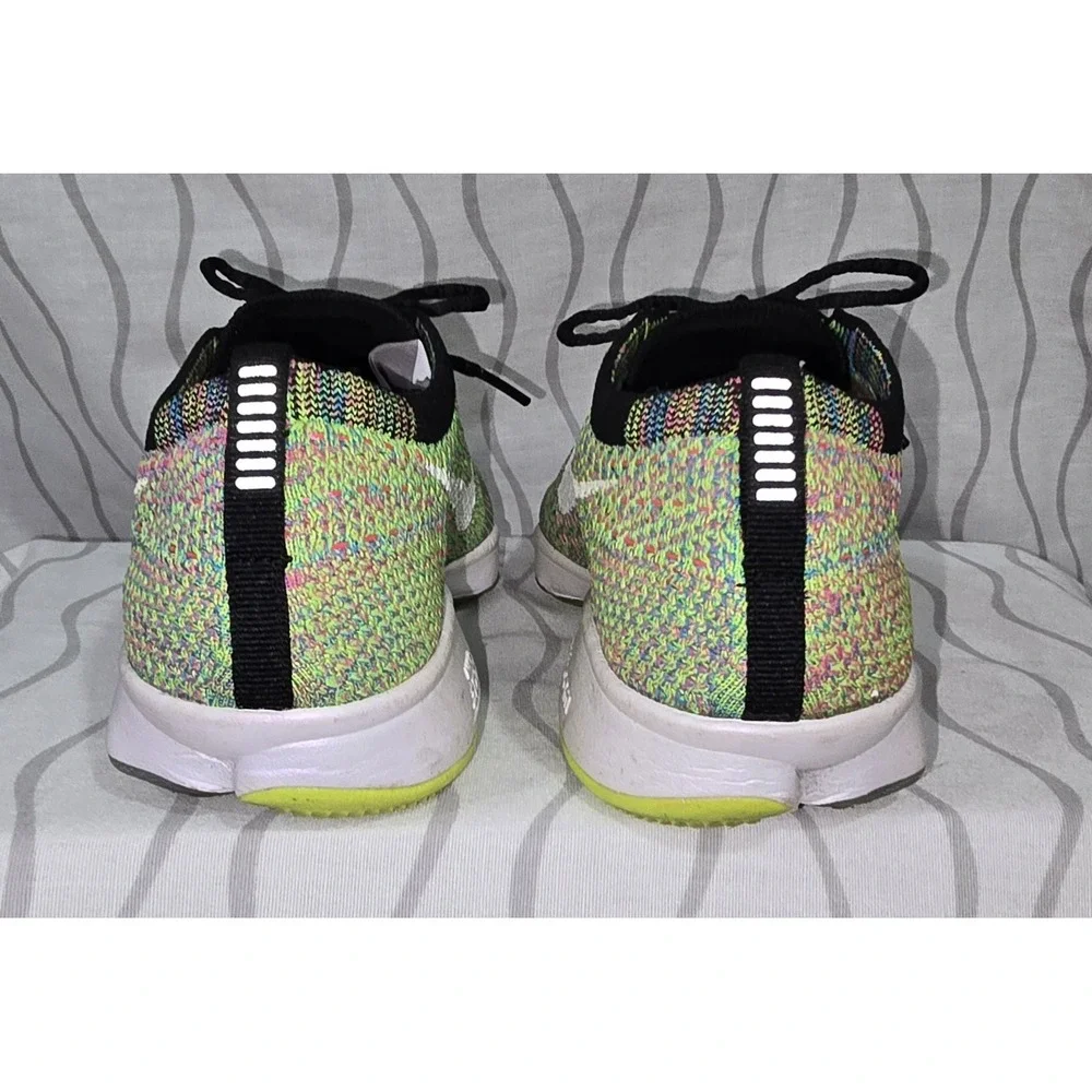 Nike Flyknit Zoom Women's Sz 6.5 Agility Multicolor Racer Trainer‎ Running Shoes - Picture 5 of 12